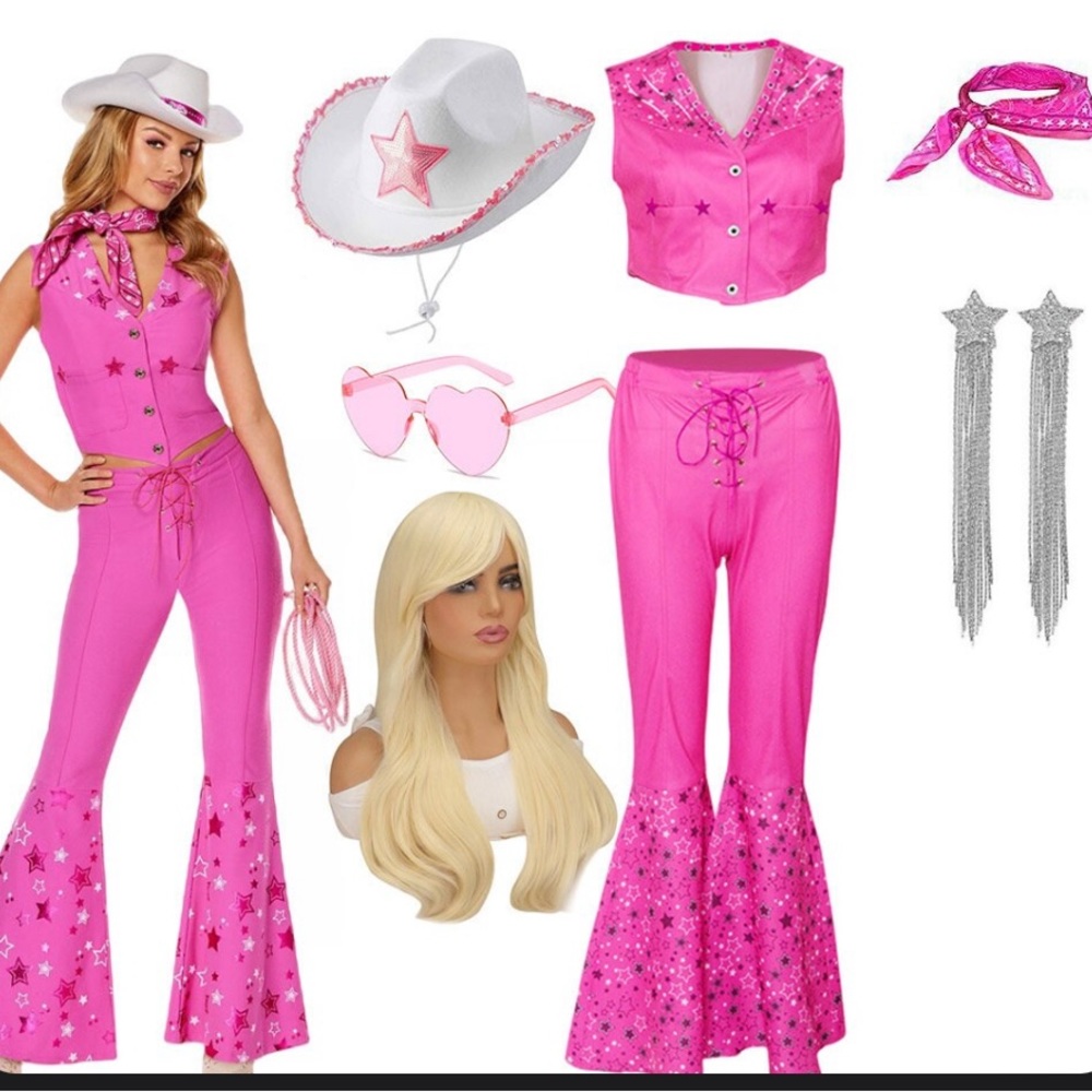 BRAND NEW 5 Piece Western Barbie Costume